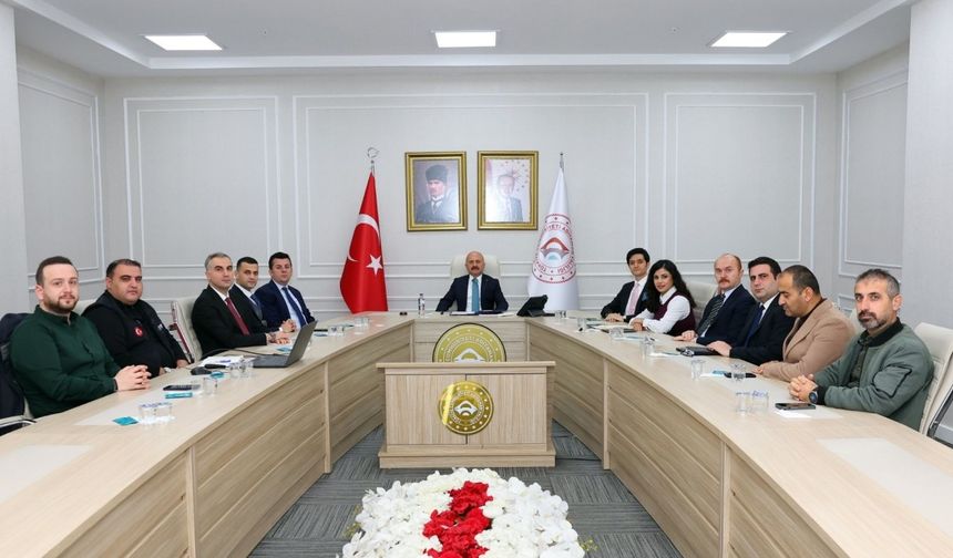 Adıyaman'da deprem sonrası çalışmalar masaya yatırıldı