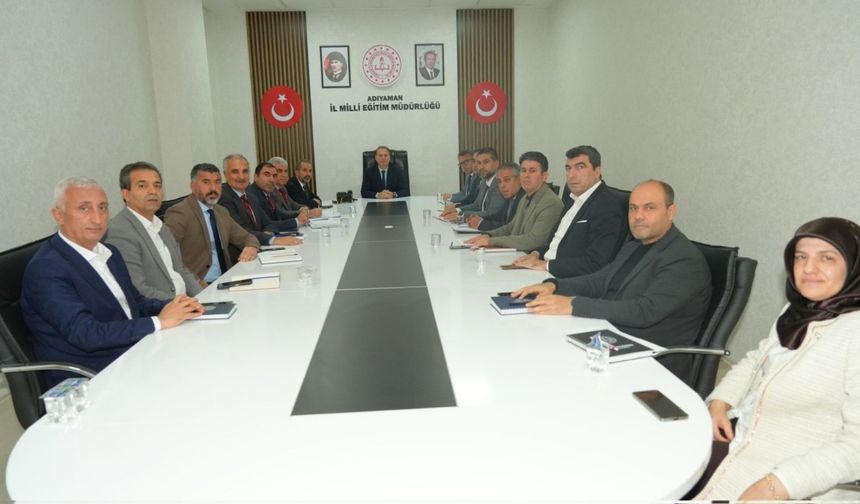 Adıyaman'da Haftalık Eğitim Değerlendirme Toplantısı gerçekleştirildi