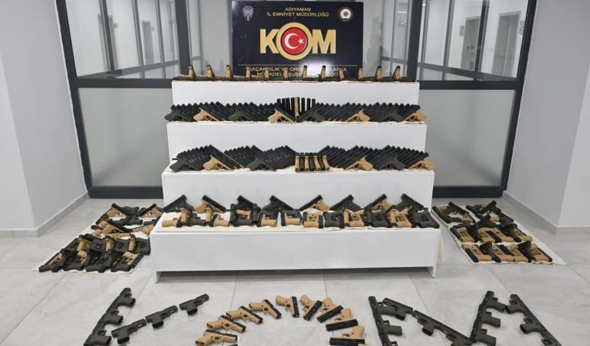 Adıyaman'da KOM ve istihbarattan silah operasyonu