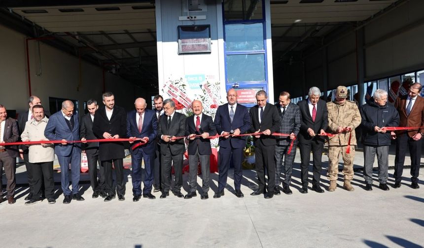 Kahta'da yeni araç muayene istasyonu hizmete açıldı