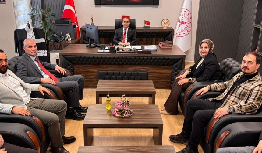 Türk Sağlık-Sen'den İl Sağlık Müdürü Prof. Dr. Şirik'e Ziyaret