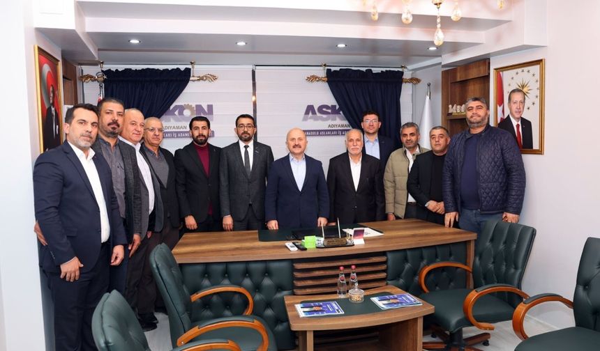 Vali Varol'dan ASKON Adıyaman şubesine ziyaret