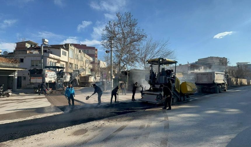 Adıyaman Kapcami Mahallesi'nde asfalt çalışmaları başladı