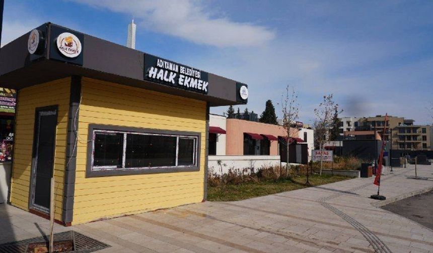 Adıyaman'da Halk Ekmek için geri sayım 7 noktada büfeler kurulmaya başlandı!