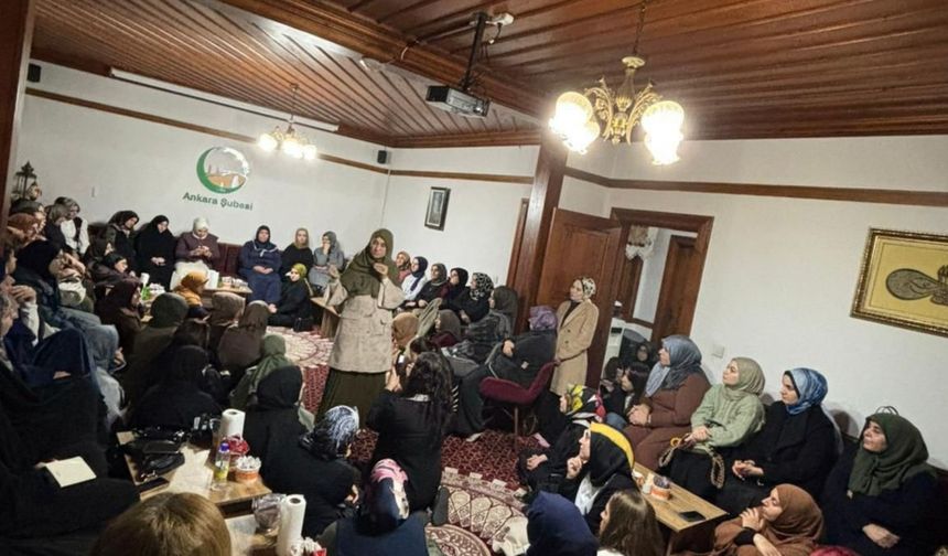 Adıyamanlılar Vakfı Ankara Şubesi'nde aile söyleşisi düzenlendi