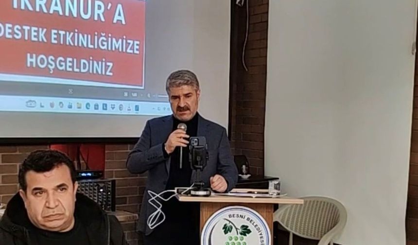 'İkranur İçin Umut Olalım' kampanyasına Besni Belediyesi'nden destek