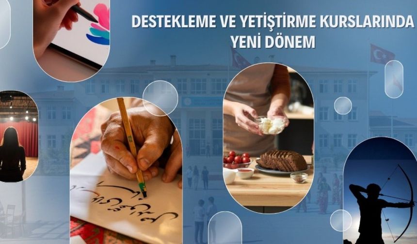 MEB, Destekleme kurslarını genişletiyor: Kültürden spora, teknolojiye yeni programlar geliyor