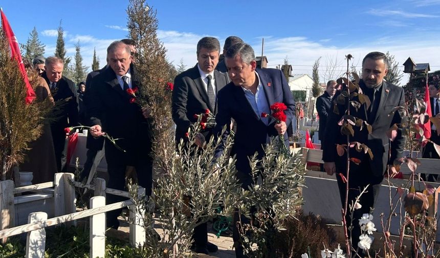 CHP Genel Başkanı Özgür Özel Adıyaman'da: Deprem Şehitliği'nin temeli dualarla atıldı - Videolu Haber