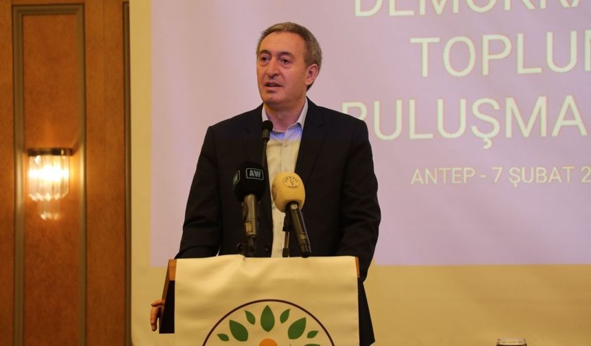 DEM Parti Eş Genel Başkanı Tuncer Bakırhan: 'Kürt ve Türk kardeşliğine kimse zarar veremez'