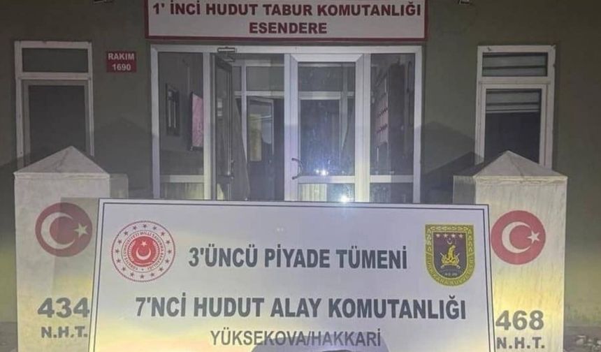 Hakkari hudutlarında uyuşturucu operasyonu
