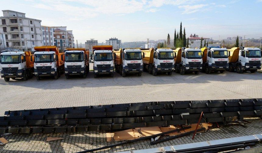 Kocaeli'den Adıyaman'a 13 adet iş makinesi desteği - Videolu Haber
