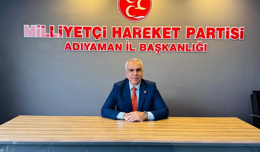 MHP Adıyaman İl Başkanı Gümüş Yetki Belgesini Aldı