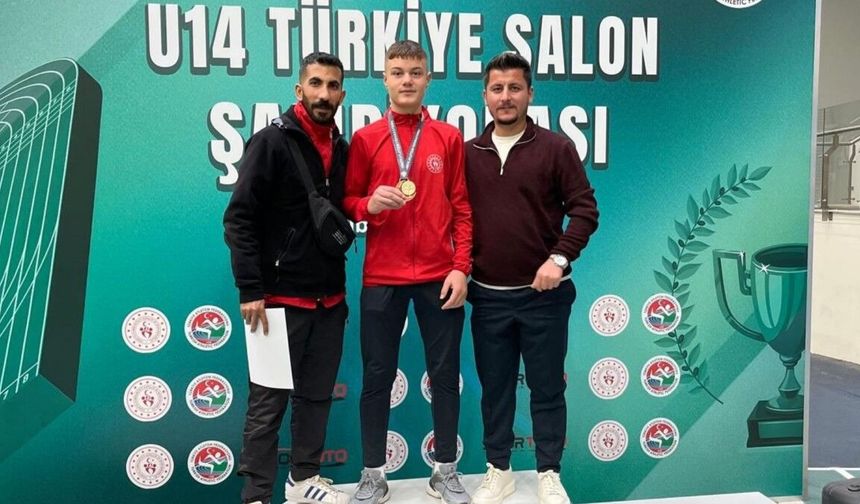 Milletvekili Özhan'dan Türkiye Şampiyonu Besnili atlet Mehmet Ervural'a tebrik mesajı