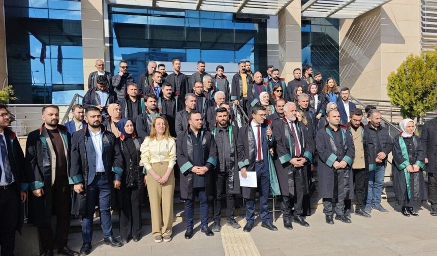 Adıyaman Barosu ve avukatlardan Av. Hüseyin Can Güzel'e destek açıklaması - Videolu Haber