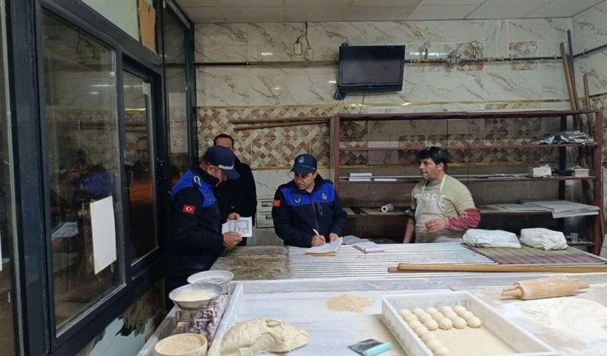 Adıyaman Belediyesi'nden Ramazan ayında fırınlarda gramaj ve hijyen denetimi