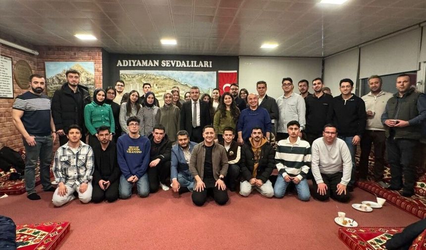 Adıyaman Sevdalıları Ankara'da sağlık öğrencileriyle iftarda buluştu