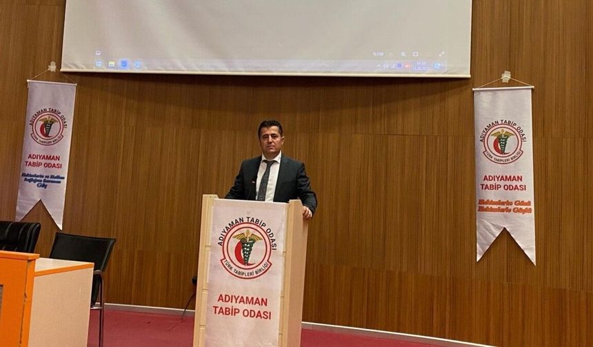 Adıyaman Tabip Odası Başkanı Yavuz: 'Sağlık sistemi hekimleri ve sağlık çalışanlarını tüketiyor'