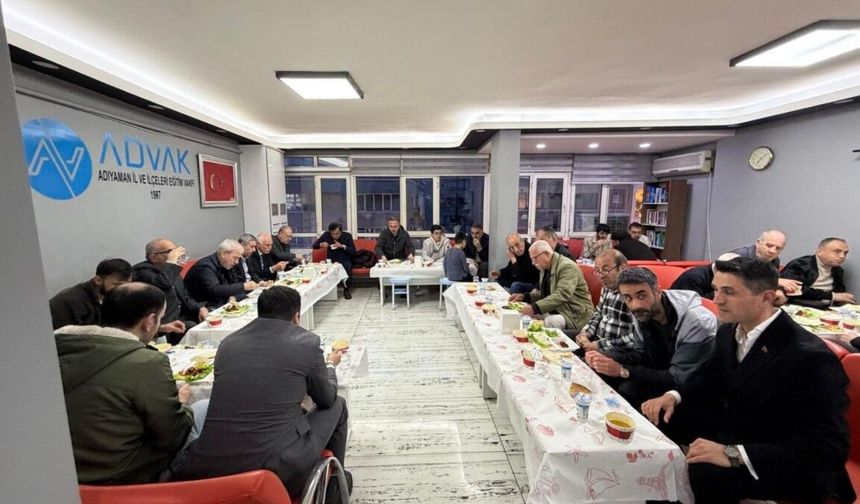 ADVAK iftar programında, Adıyamanlılar aynı sofrada buluştu