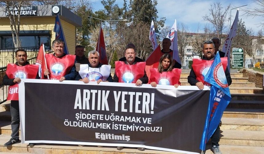 Eğitim-İş Adıyaman Şubesi: 'Can güvenliği sağlanmayan bir eğitim sistemini kabul etmiyoruz' - Videolu Haber