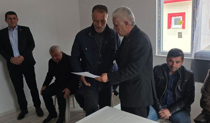 Gölbaşı'nda deprem konutlarının anahtar teslim töreni gerçekleştirildi