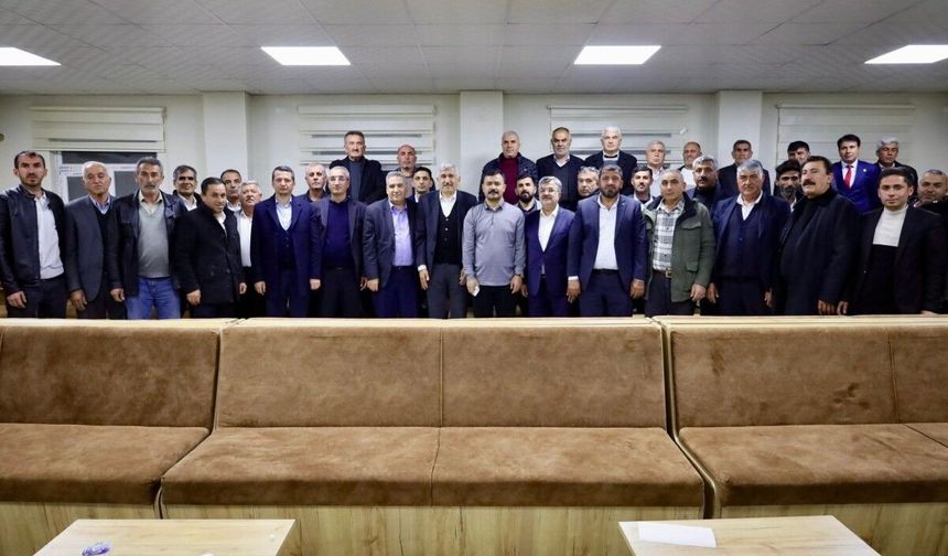 Kahta Kaymakamı Köy Muhtarlarıyla Bir araya geldi