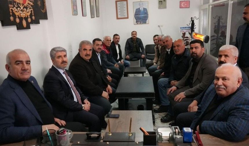 Özhan, Besni'de Siyasi Parti ve STK başkanlarını ziyaret etti