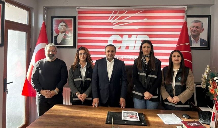 PERRE Haber Ajansı çalışanlarından CHP Adıyaman İl Örgütü'ne ziyaret