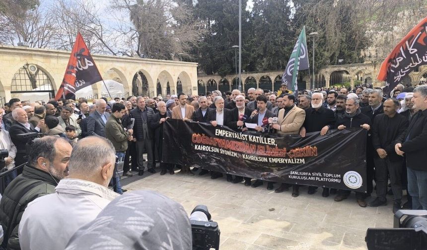 Şanlıurfa'da Zulme Karşı Ortak Ses: 'Zalimler İçin Yaşasın Cehennem!'