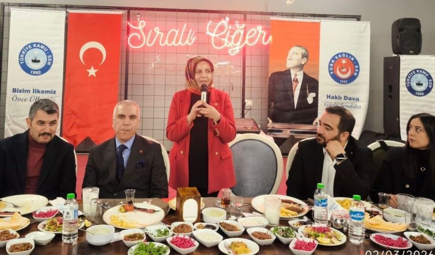 Türk Sağlık-Sen Adıyaman Şubesi Ramazan'da temsilcileriyle bir araya geldi