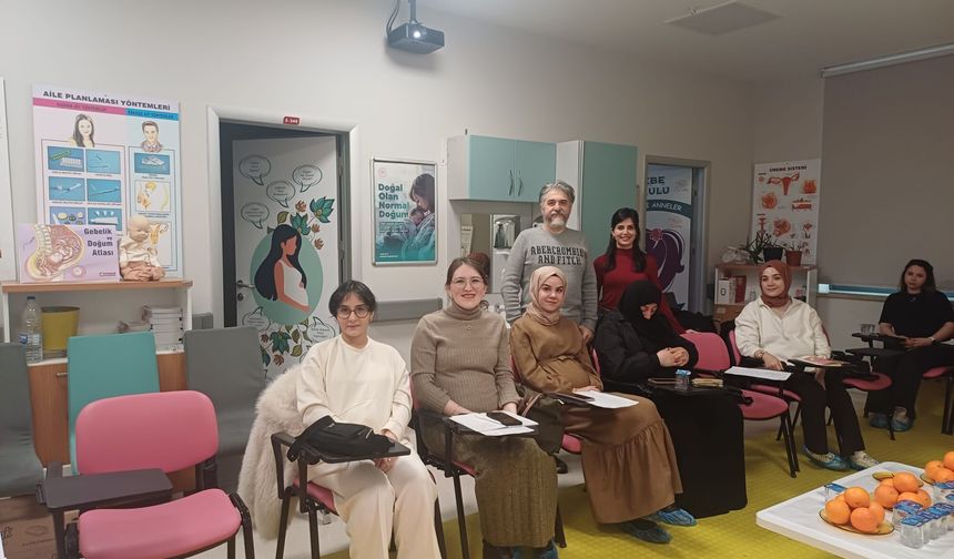 Yalova'da Gebe Okulu Üçüncü Dönem Eğitimlerini Tamamladı