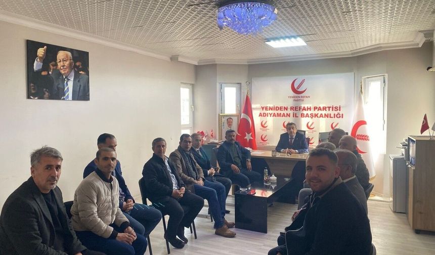 Yeniden Refah Partisi Adıyaman İl Başkanı Demir: Bayramlaşma töreni yoğun katılımla gerçekleştirildi