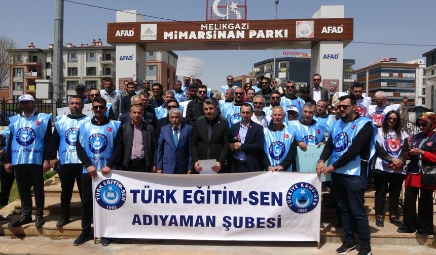 Adıyaman Türk Eğitim-Sen Şubesi’nden Şanlıurfa’daki okul saldırısına tepki