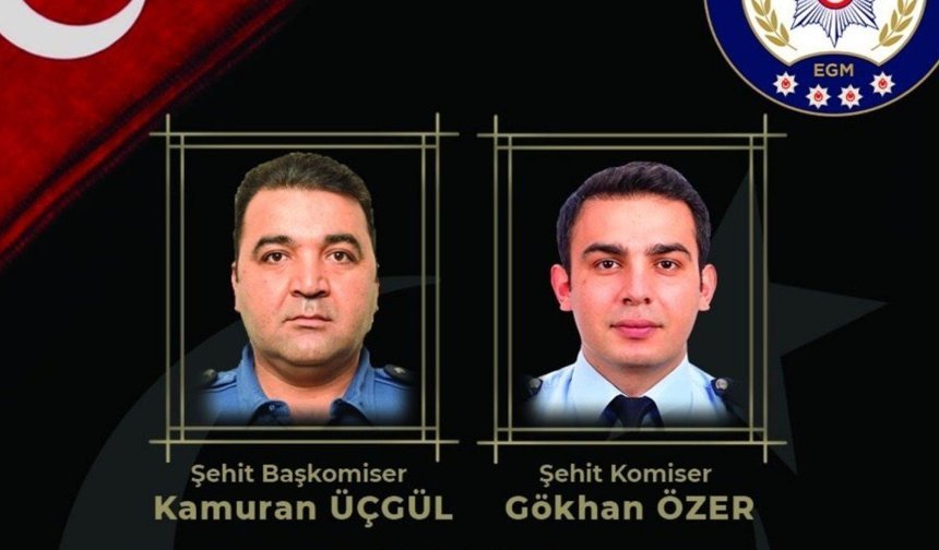 Adıyaman İl Emniyet Müdürlüğü'nden şehit polisler için anma mesajı