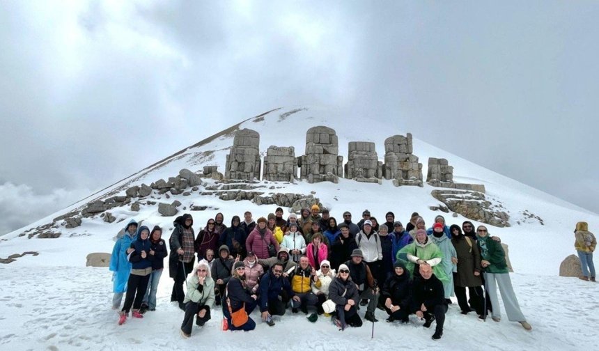 Adıyaman Nemrut Dağı'na 12 ülkeden uluslararası tanıtım atağı