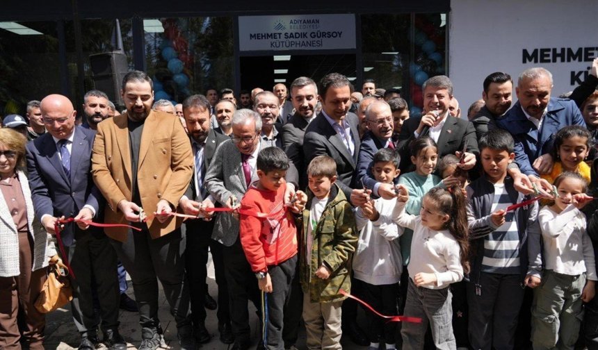 Adıyaman'da Mehmet Sadık Gürsoy Kütüphanesi açıldı - Videolu Haber