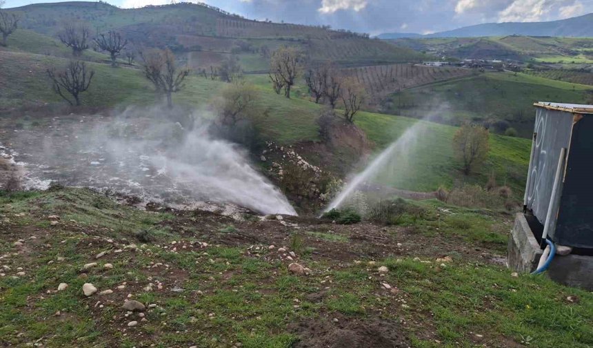 Adıyaman Recep Grup Suyu hattında arıza