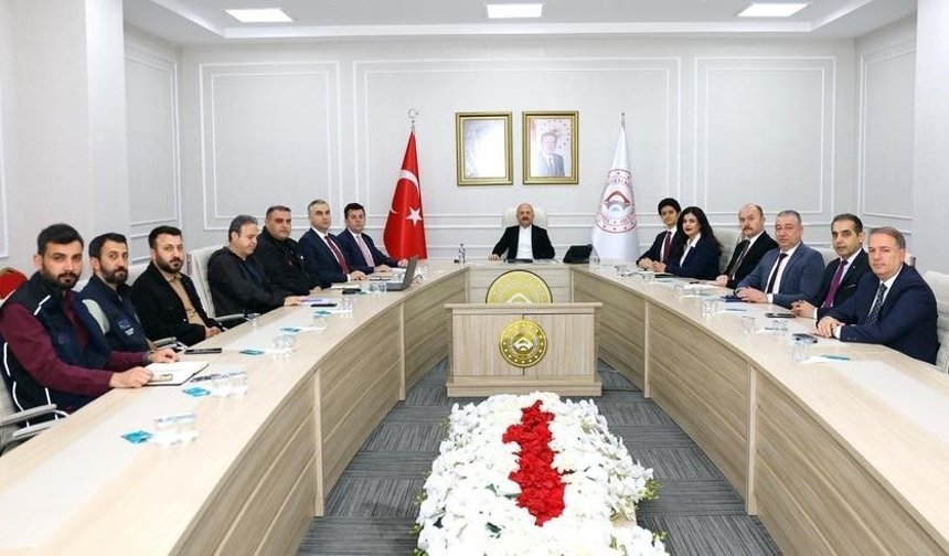 Adıyaman'da haftalık koordinasyon toplantısı düzenlendi