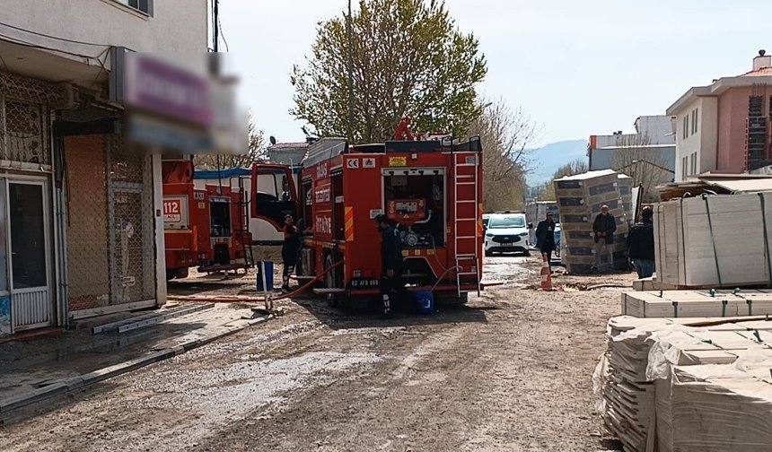 Gölbaşı'nda ev yangını korkuttu