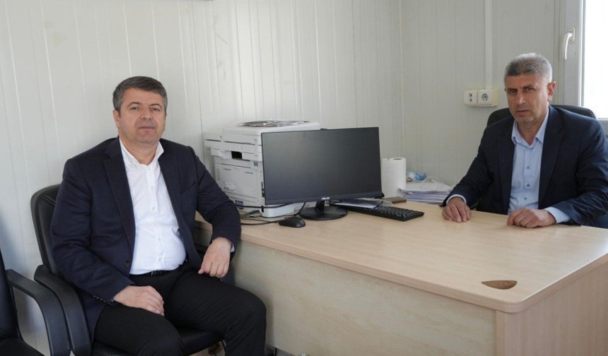 Başkan Tutdere, Mahalle Muhtarı Balıbay ile görüşüp çalışmaları inceledi