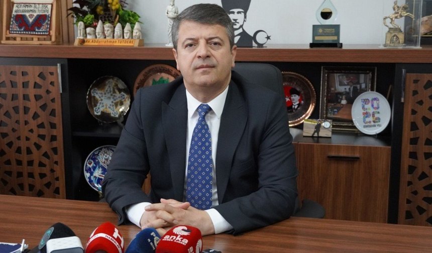 Başkan Tutdere'den dolu yağışı için 'geçmiş olsun' mesajı