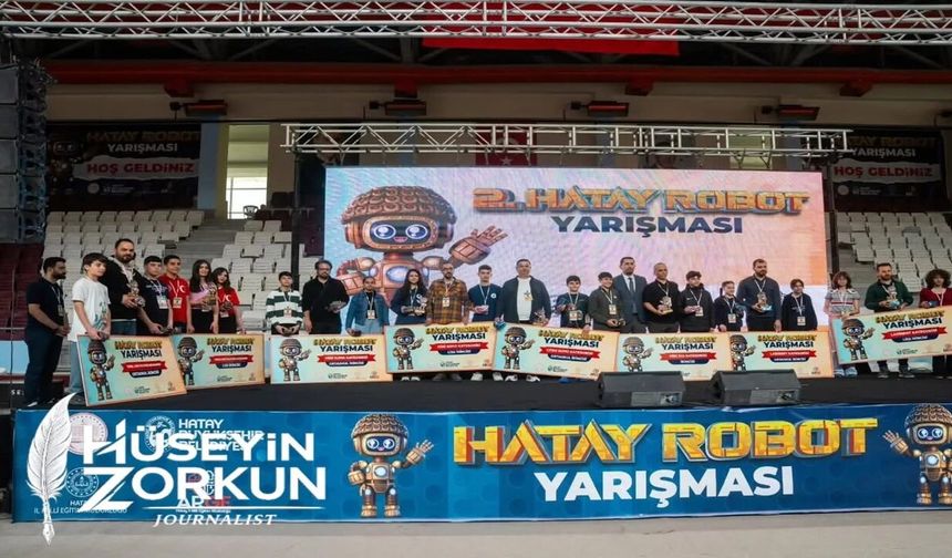 Hatay’da Düzenlenen Robot Yarışması’nda Dörtyol'da Katılan Okullar Damga Vurdu