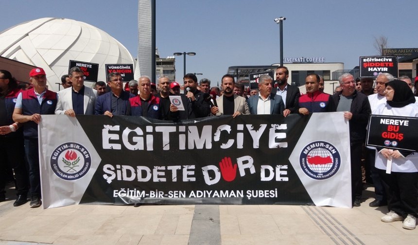 Adıyaman Eğitim Bir-Sen Şubesi Şanlıurfa’daki okul saldırısına tepki
