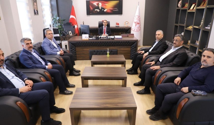 İl Sağlık Müdürü Şirik, MÜSİAD heyetini ağırladı