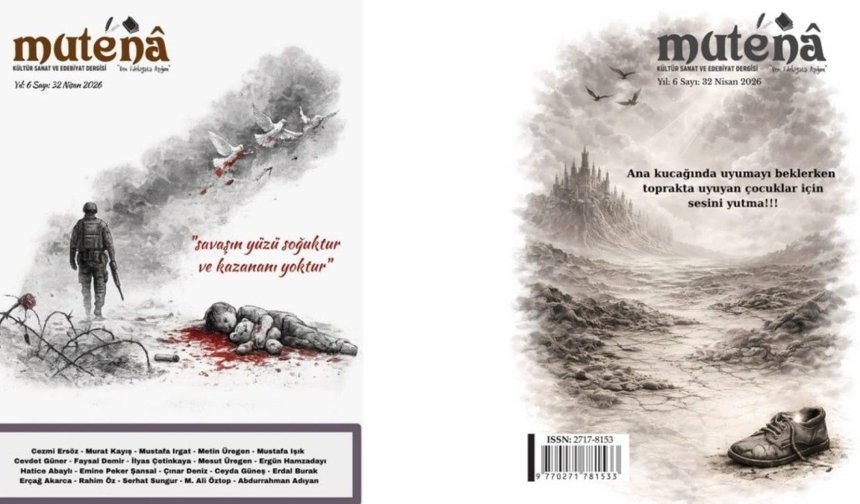 Mutenâ dergisinin 32'nci sayısı 'savaş ve çocuk teması' ile çıktı
