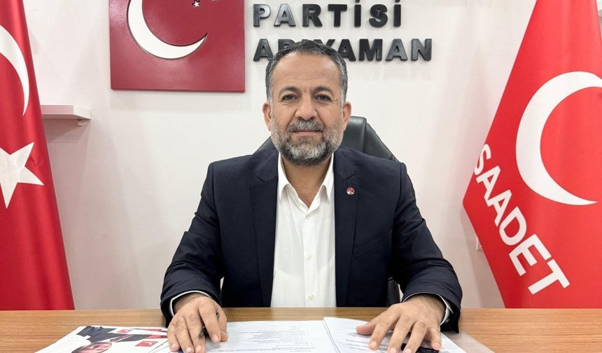 Saadet Partisi Adıyaman İl Başkanı Haşim Asnuk'tan Belediye'ye ikinci yıl eleştirisi