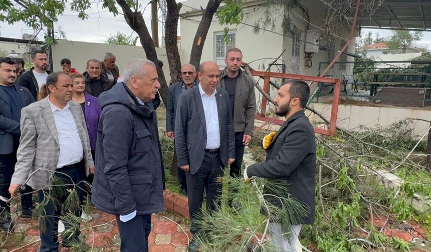 CHP Gaziantep İl Örgütü Fırtına Bölgelerinde İnceleme Başlattı