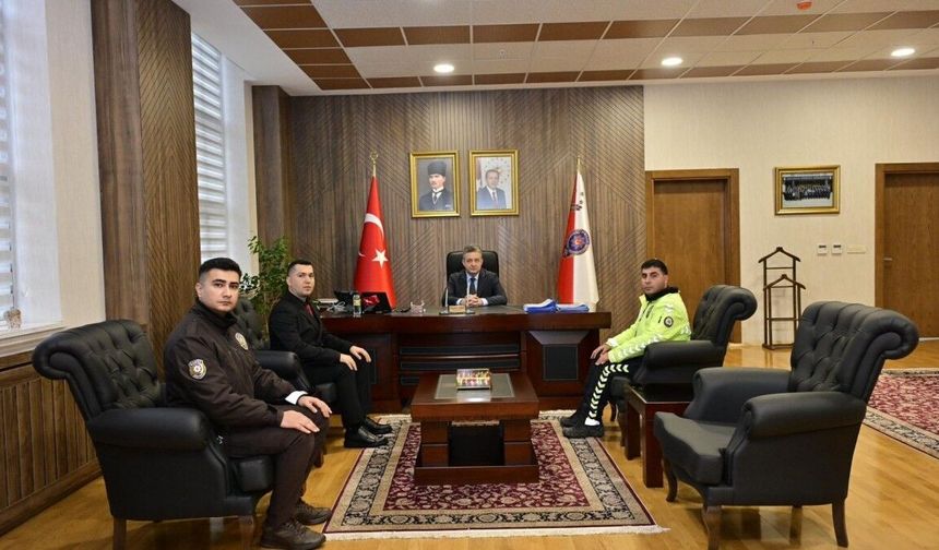 Adıyaman İl Emniyet Müdürlüğü'nde personel görüşmeleri devam ediyor