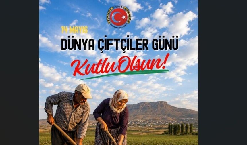 Adıyaman İl Özel İdaresi'nden 'Dünya Çiftçiler Günü' mesajı