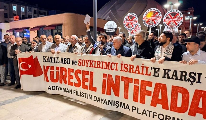Adıyaman'da Filistin için dayanışma çağrısı: 'Sumud ve Gazze yalnız değildir' - Videolu Haber