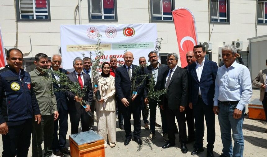 Adıyaman'da tarım hamlesi: fidan ve kovan desteği